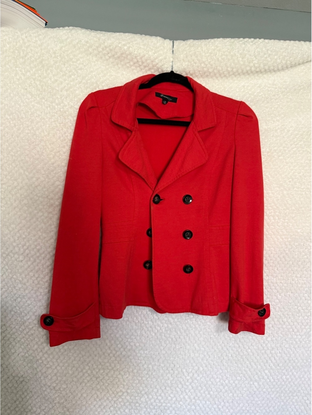 Forever 21 Red Double-Breasted Blazer Jacket Size SP